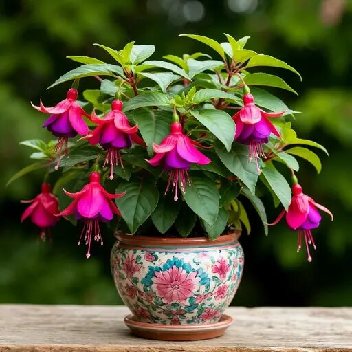    Комнатный цветок фуксия Вера Курилыч