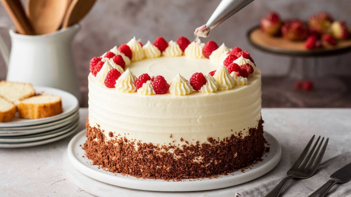 🎂 5 способов украсить торт без кондитерского мешка: Красиво и просто! ✨