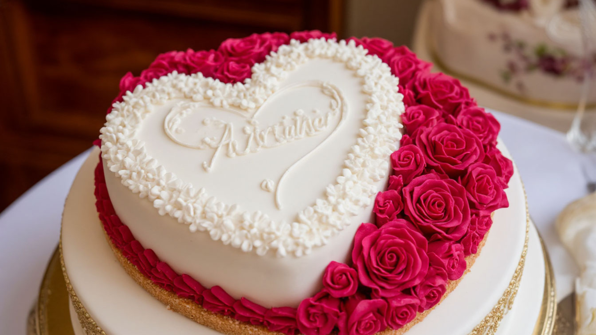 ❤️ Свадебный торт-сердце: 3 изящных варианта для самого важного дня 💍