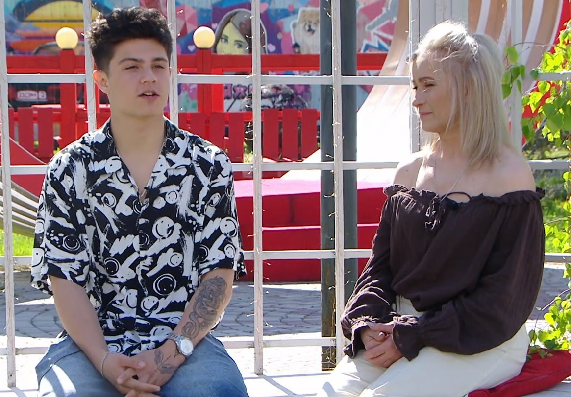 Никита Гуранда и Элина Рахимова (фото из эфира на «Okko»)