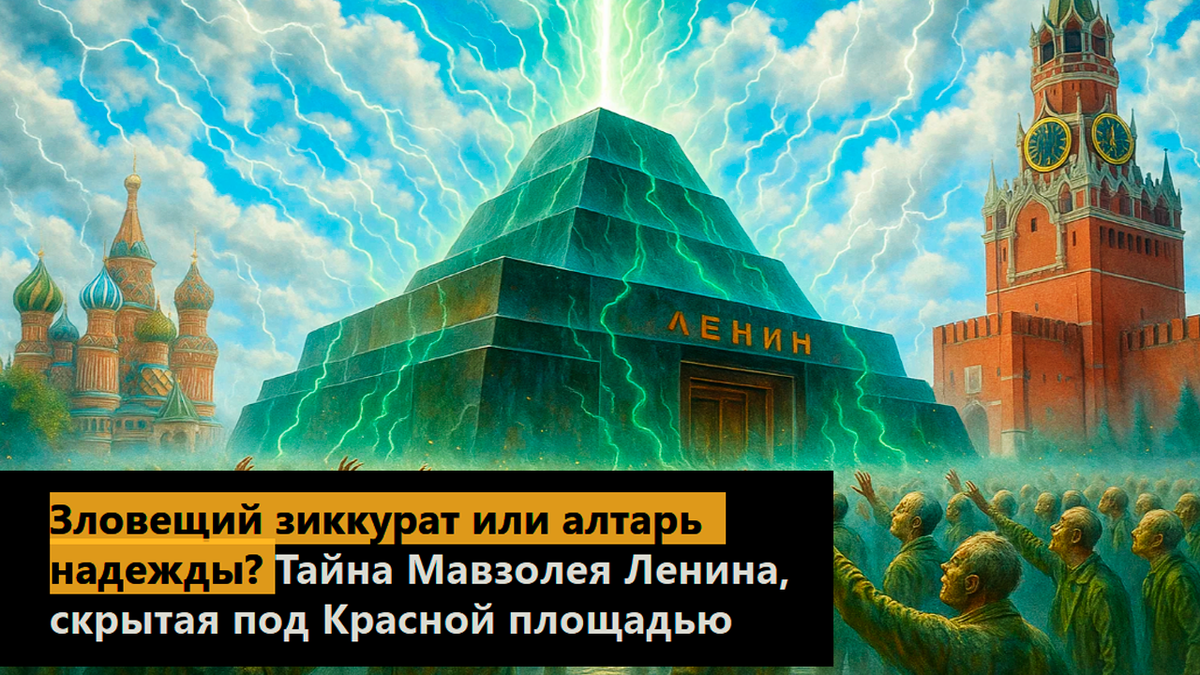 Зловещий зиккурат или алтарь надежды? Тайна Мавзолея Ленина, скрытая под Красной площадью