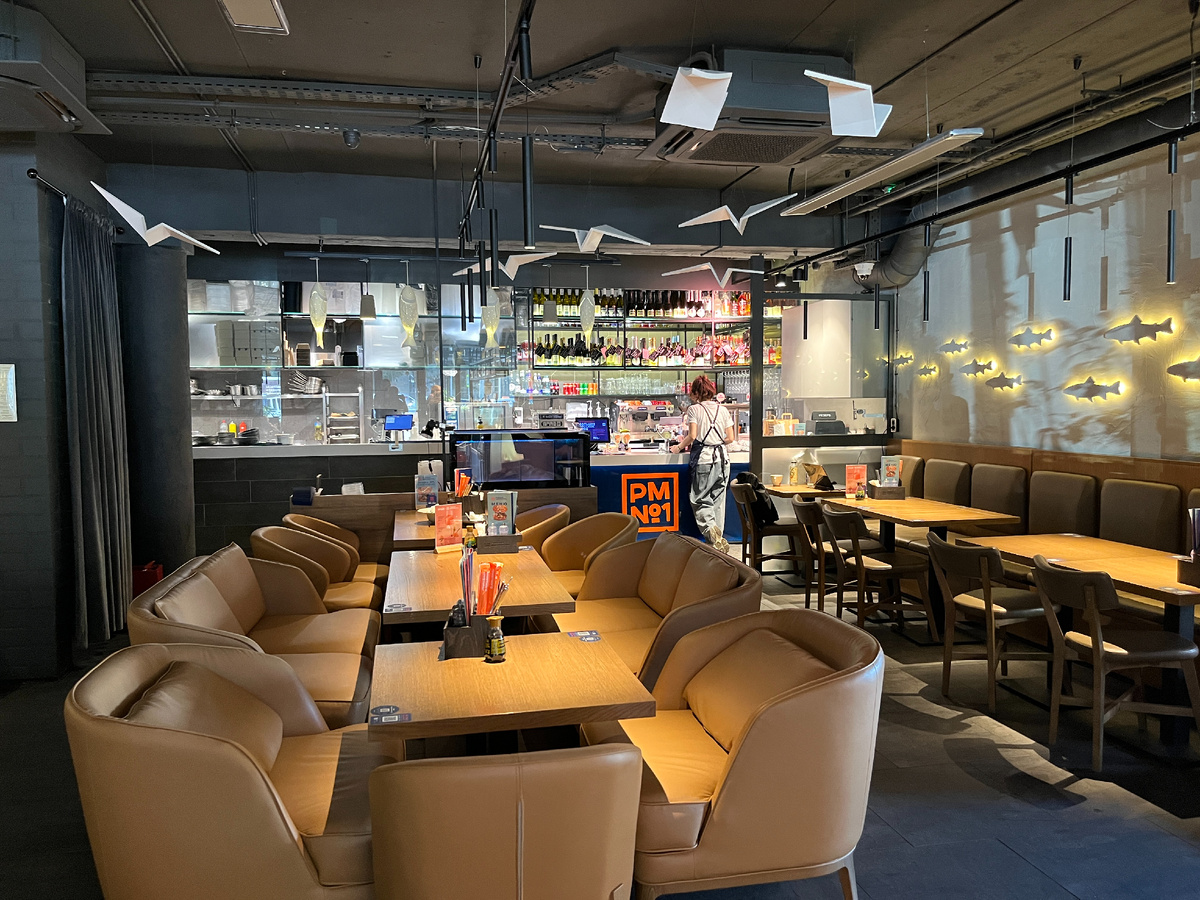 Интерьер кафе Рыбная мануфактура №1