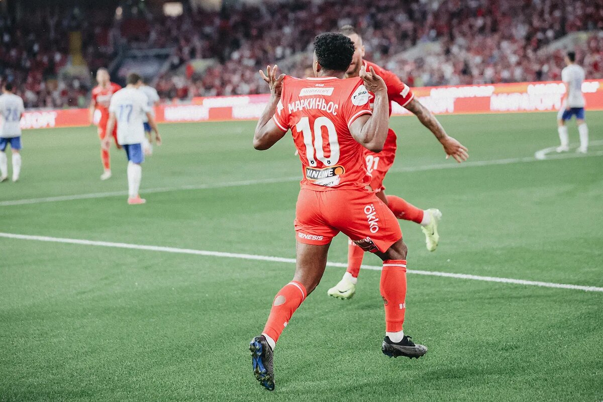 Полузащитник "Спартака" Маркиньос. Фото ФК "Спартак" 