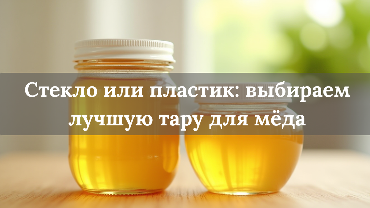 Натуральный алтайский мёд в стеклянной банке