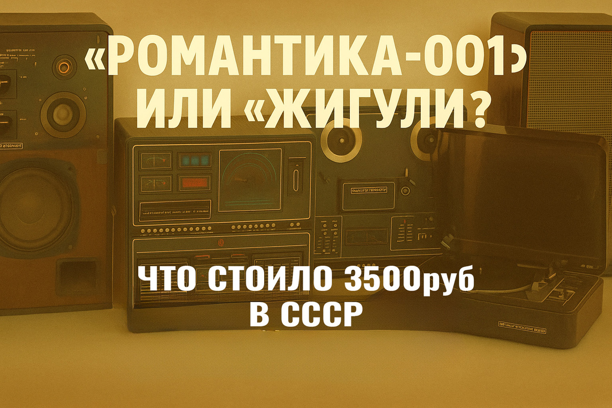 Романтика-001» или «Жигули»? Что стоило 3500 рублей в СССР»