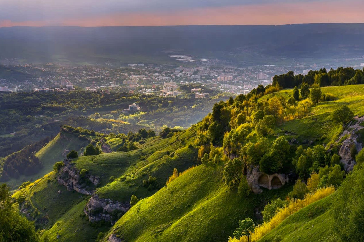 Панорамный вид на Кисловодск