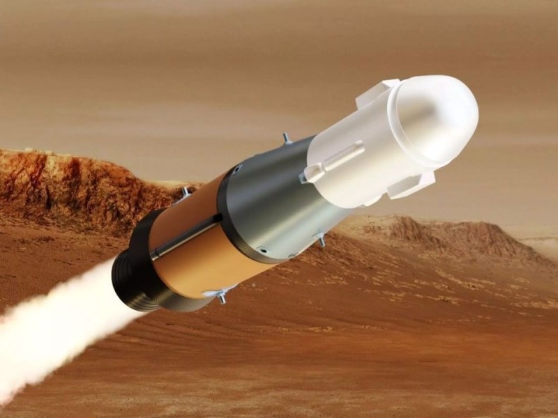    Ракету для старта с Марса успешно протестировали на Земле