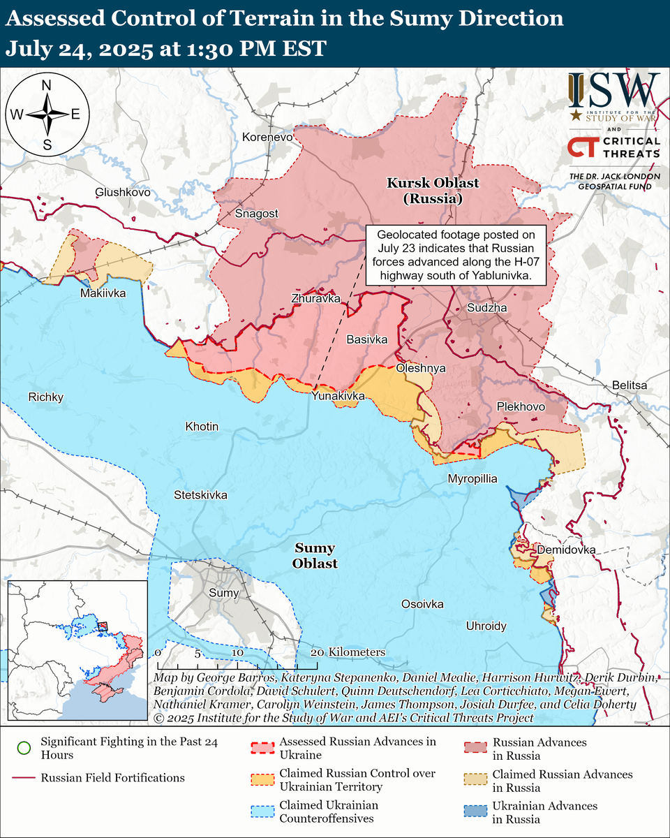 Источник: Американский Институт Изучения Войны. 