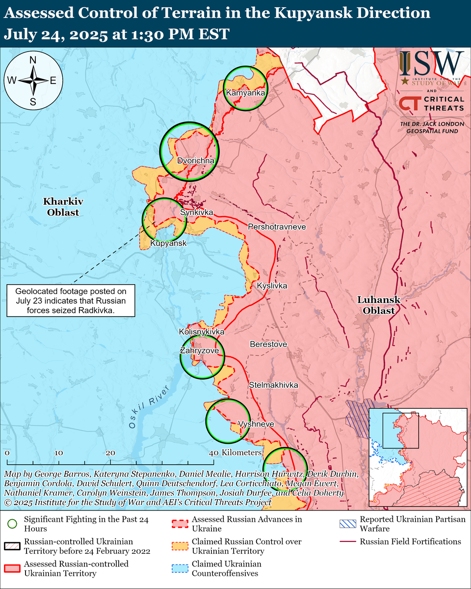 Источник: Американский Институт Изучения Войны. 