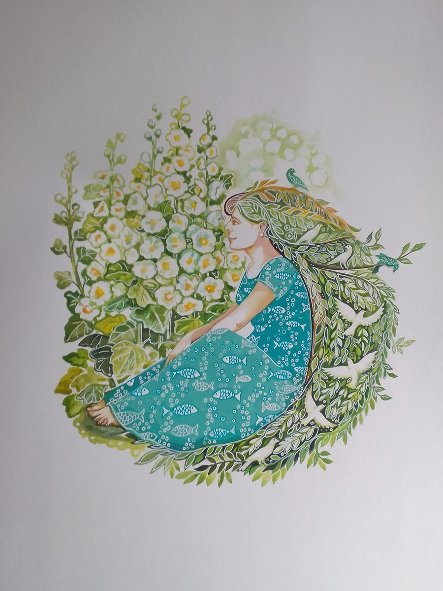 Худ. О. Санжарова. Июль. 2025 