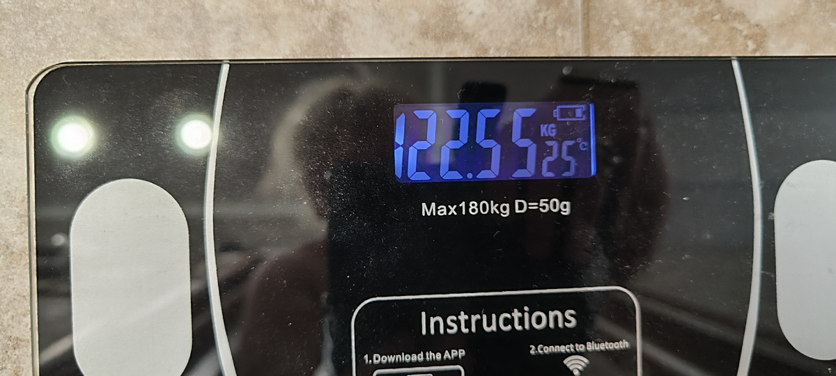 Вес после возвращения из отпуска 