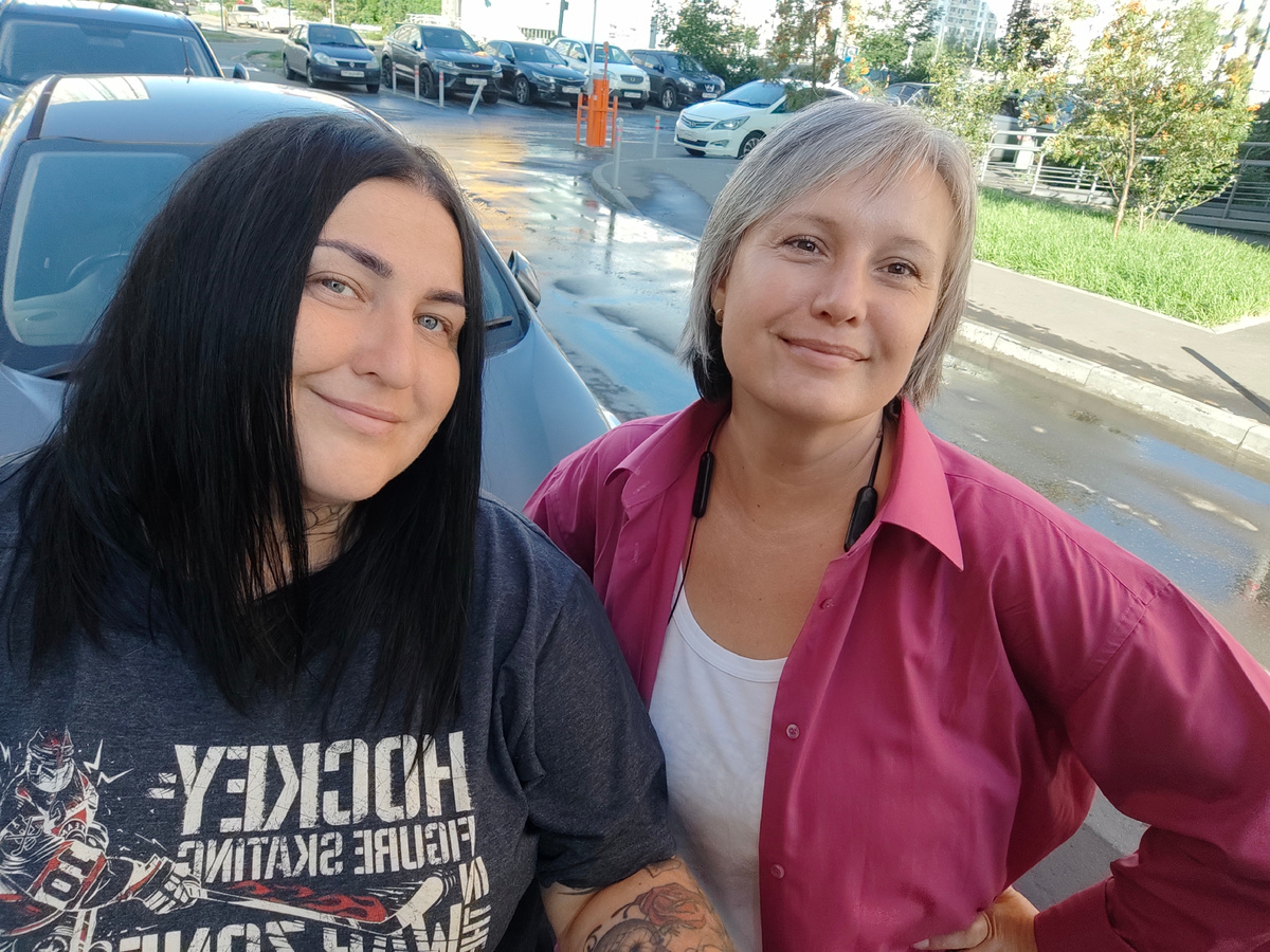 Я и Инга. Фото автора с автором. 