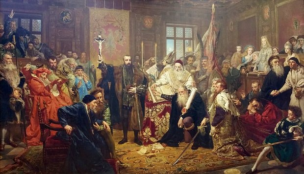    Картина Яна Матейко «Люблинская уния»