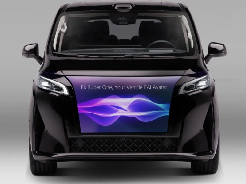    Faraday Future показала электрический минивэн с «лицом»