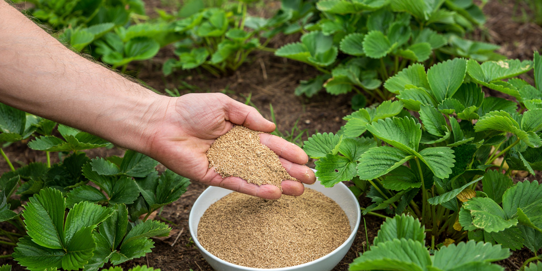 Чтобы ни одной букашки не было на клубнике в следующем году, в августе-сентябре раскидайте по грядке «ядрёную» смесь