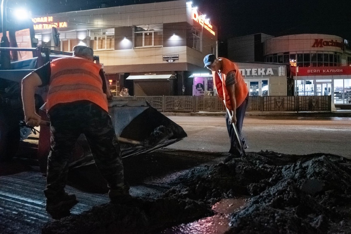    Дождались: на Льговском повороте в Курске ремонтируют дорогу