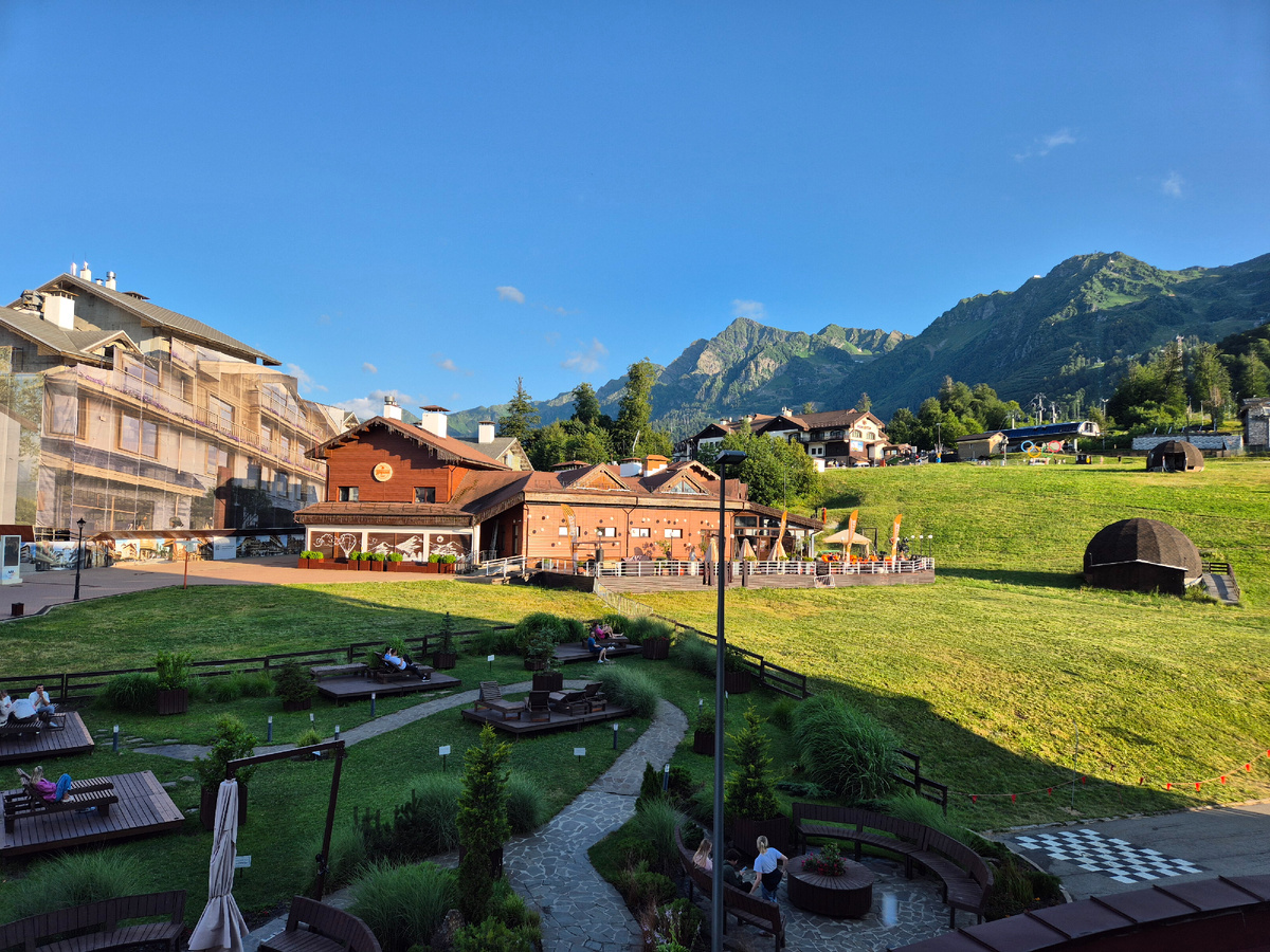 Вид с балкона отеля