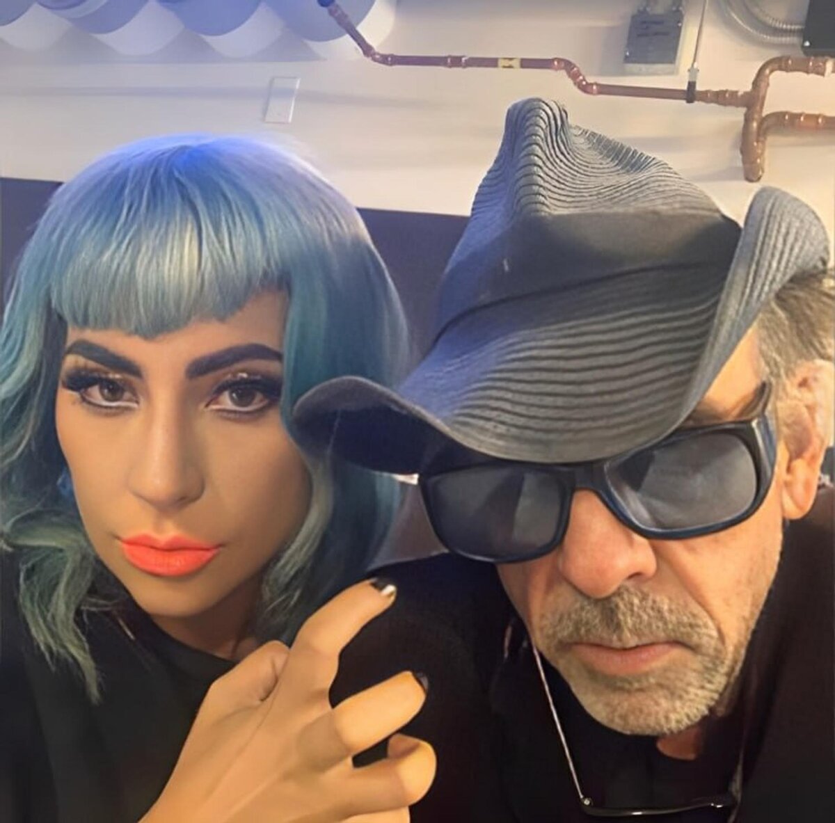    Леди Гага и Тим Бёртон. Фото: Инстаграм (запрещён в РФ)