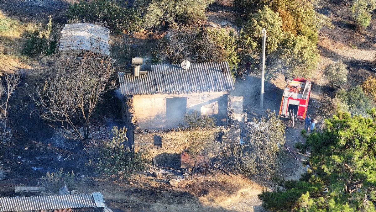 Последствия лесных пожаров в турецкой Анталии, 26 июля 2025 года    📷