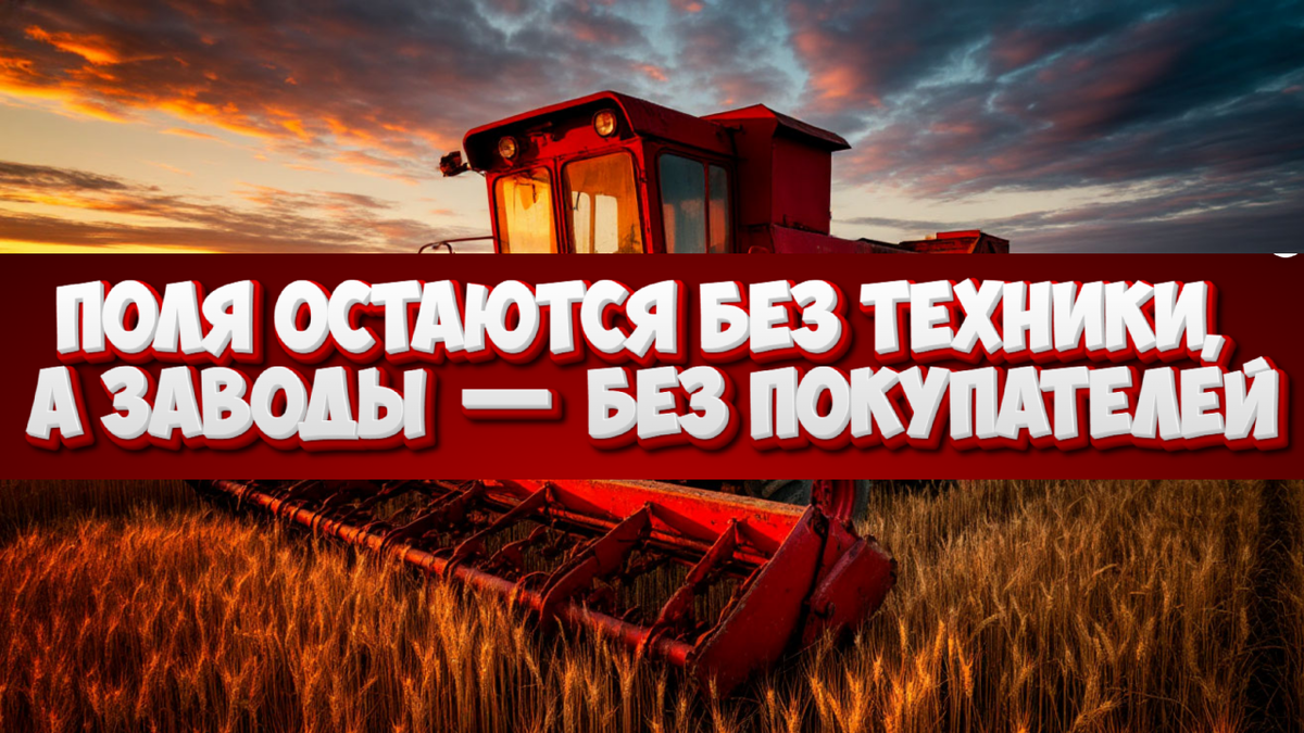 Нагрузки возрастут неимоверно: Почему российские поля остаются без техники, а заводы — без покупателей