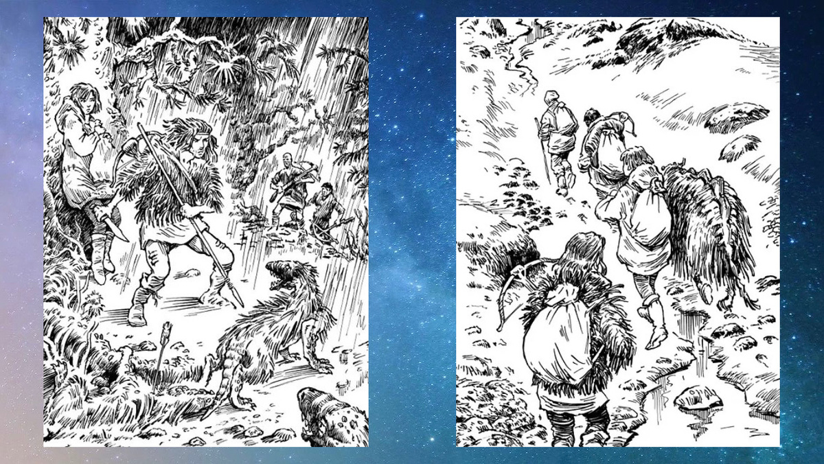 Иллюстрации из книги.