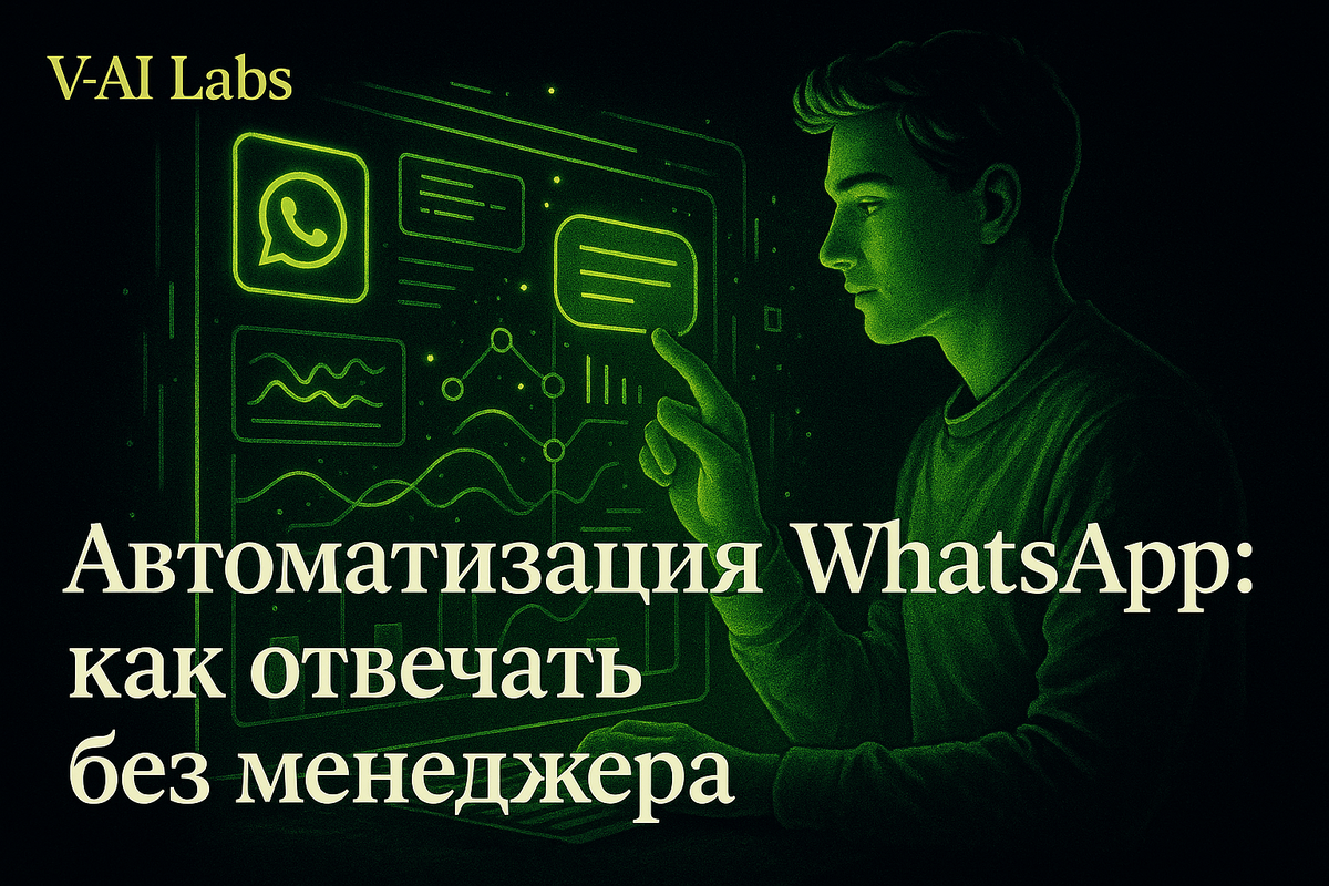    Автоматизация WhatsApp для ответа на заявки без менеджера