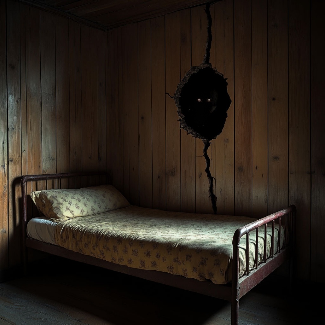 Я переехал в деревню и понял, что в стене что-то живёт. Оно дождалось, пока я останусь один.