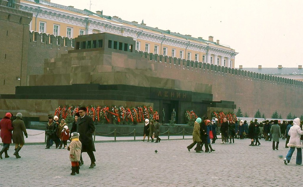Мавзолей Владмира Ленина в 1970-х годах 