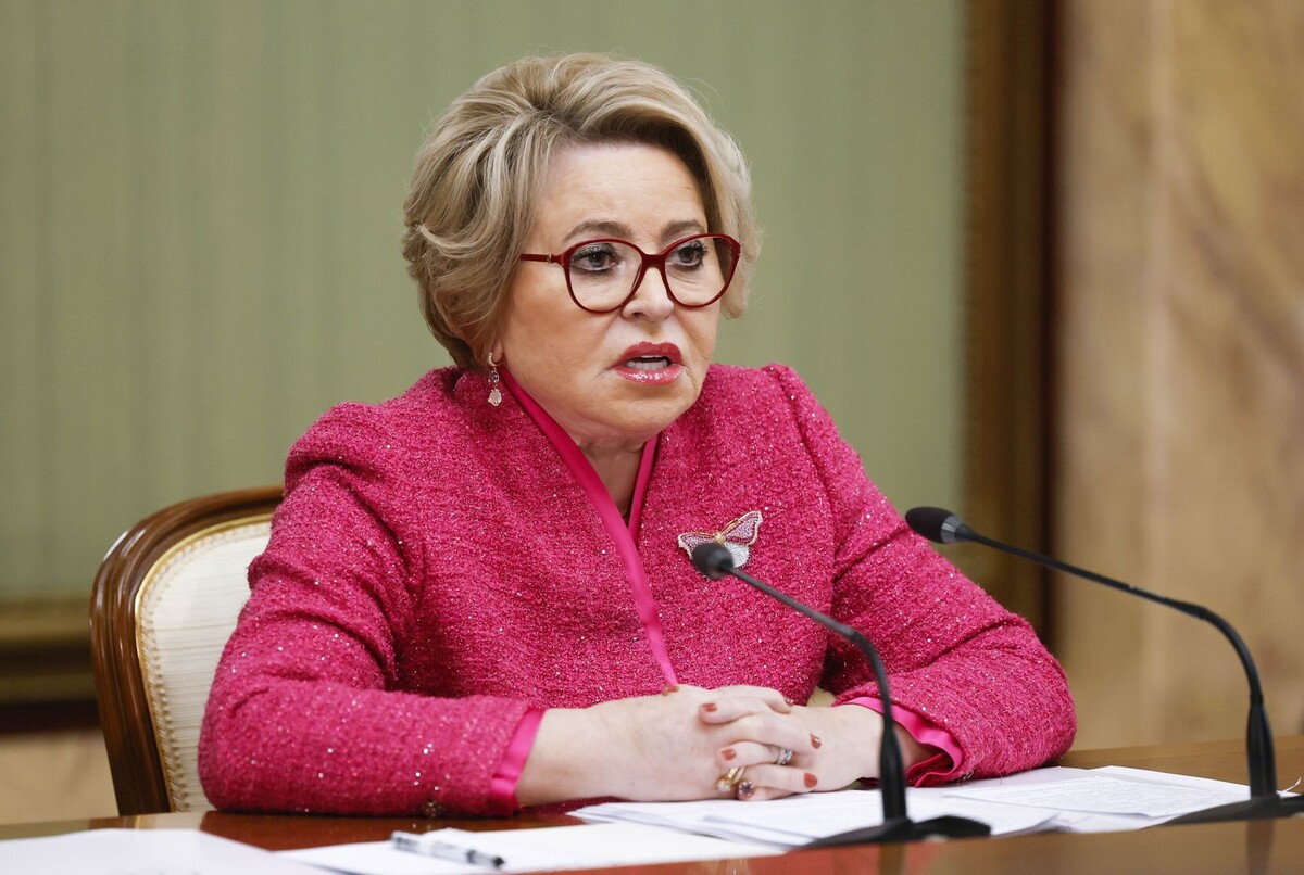    Председатель Совета Федерации России Валентина Матвиенко / Источник: © Дмитрий Астахов/POOL/ТАСС