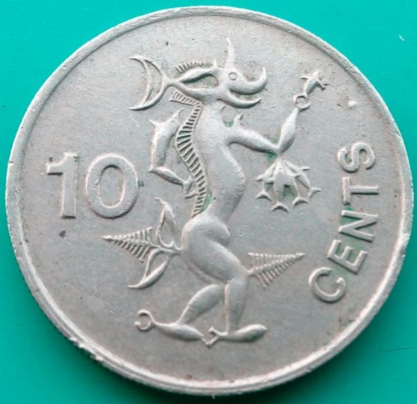 Адаро на 10 центах Соломоновых островов