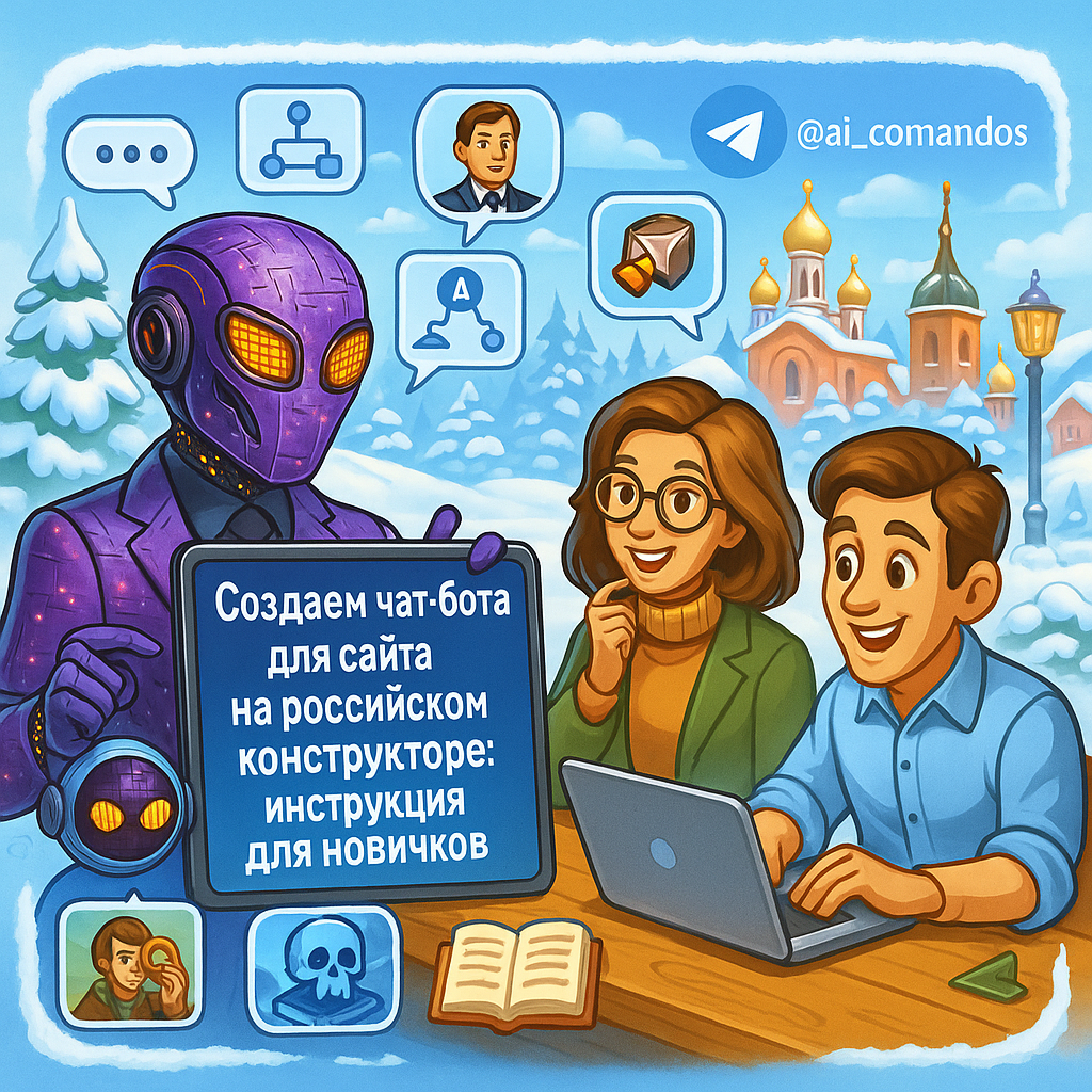    Чат-бот для сайта за 47 минут: как автоматизировать продажи на Тильде, не разбираясь в коде Дмитрий Попов | Comandos.ai
