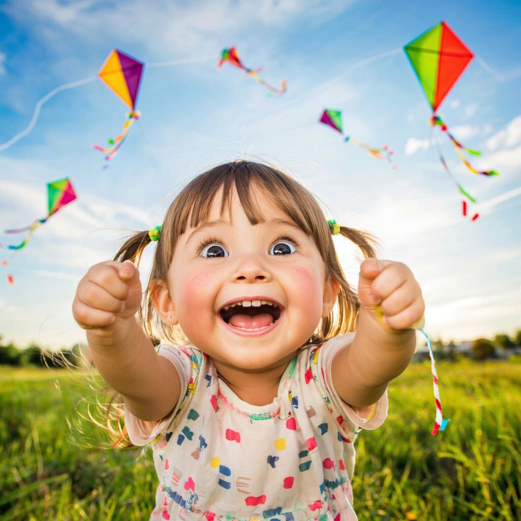 Счастливая малышка🤗