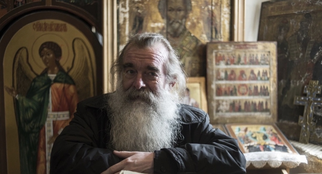 Фото: Священноиерей Сергий Попков (Палий) в Семейском селе старообрядцев Тарбагатай в Бурятии. 2018 год