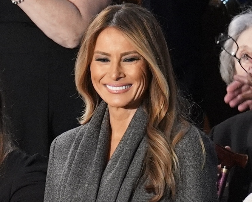 Супруга президента США Дональда Трампа Мелания на заседании конгресса в Вашингтоне. © РИА-Новости 

