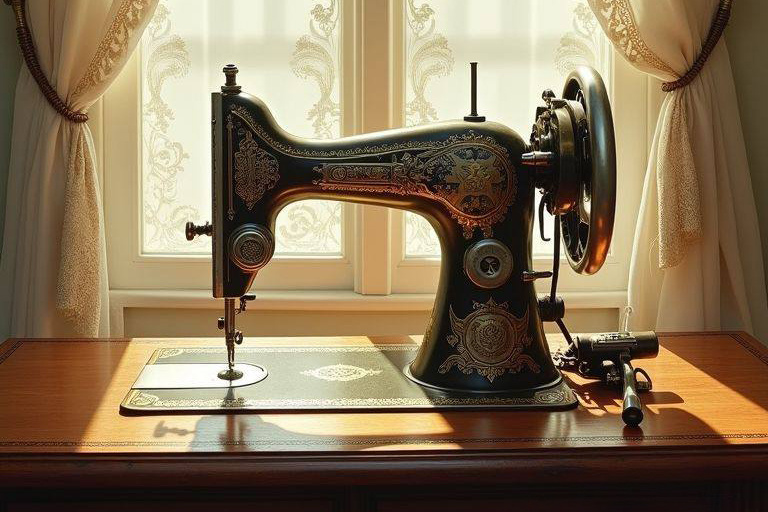 Швейная машинка бабушки.