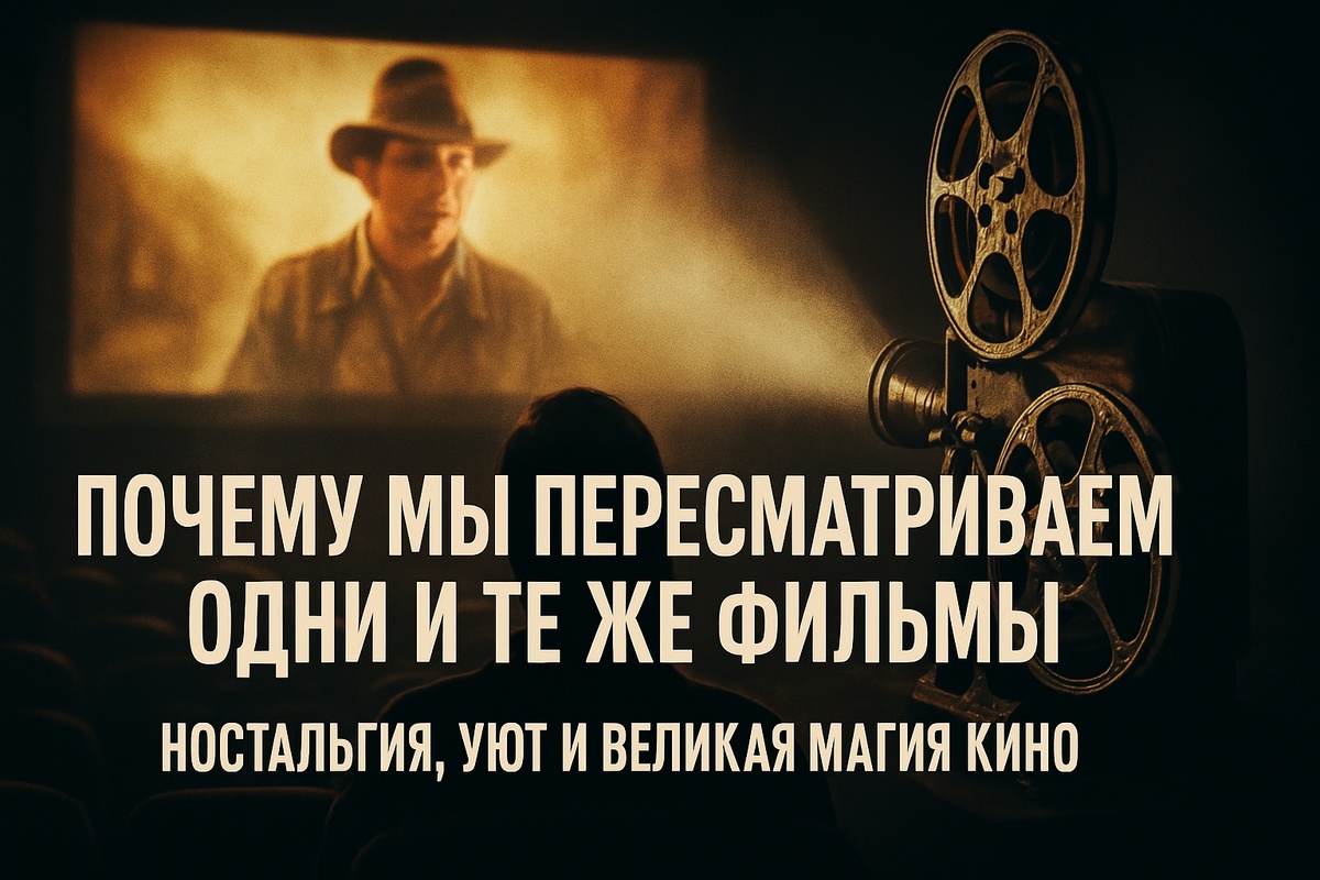 Почему мы пересматриваем одни и те же фильмы: ностальгия, уют и великая магия кино