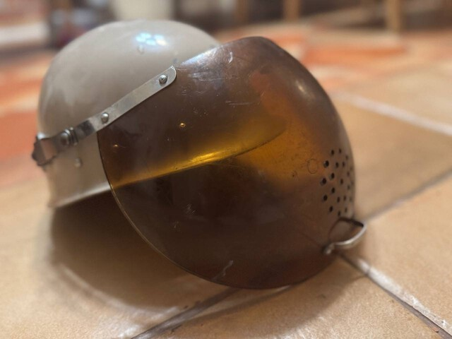 В Тверской области нашли советский пожарный шлем