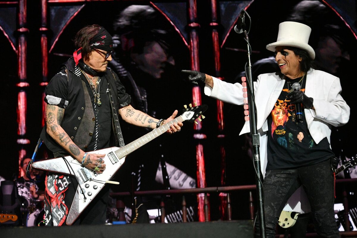     Джонни Депп и Элис Купер. Фото: Getty Images