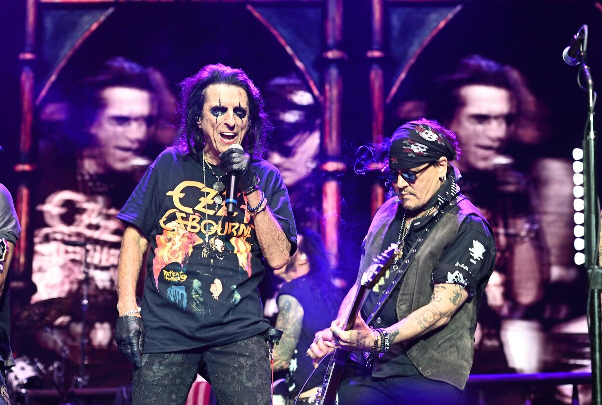     Джонни Депп и Элис Купер. Фото: Getty Images