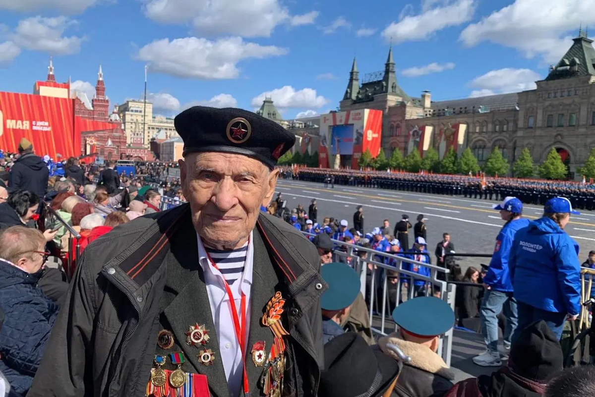 104 -летний Иван Курбаков был приглашён в Москву на празднование 80-летия Победы 9 Мая 2025 года. @Из личного архива семьи Курбаковых