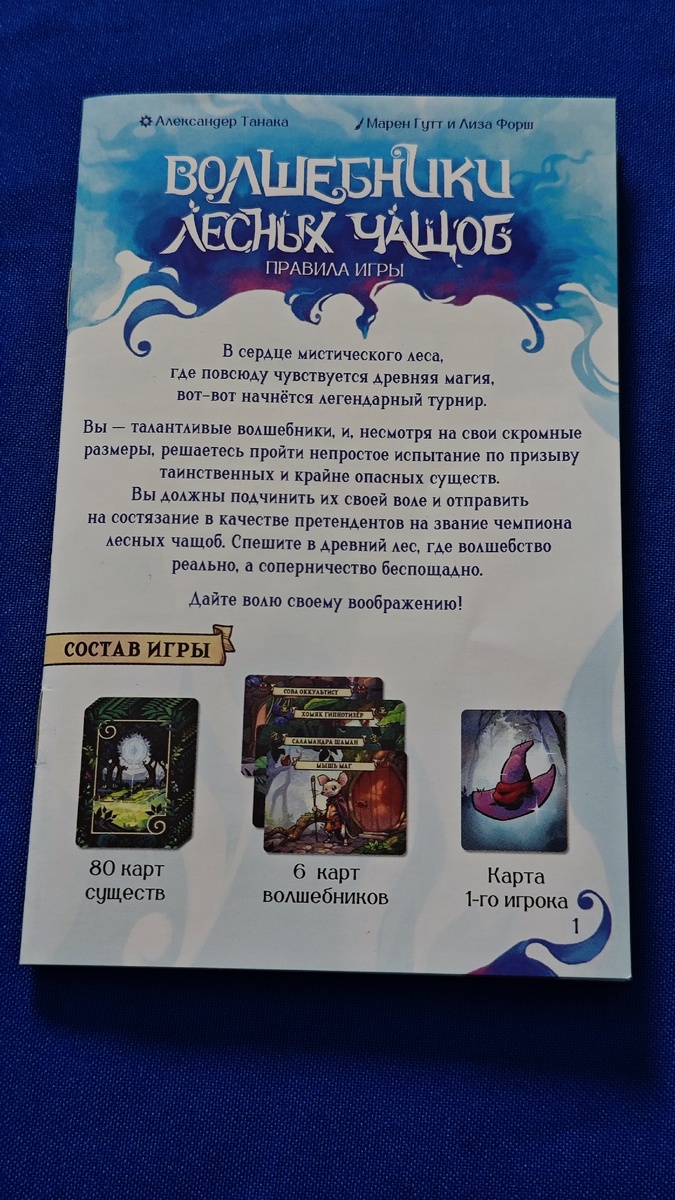 Настольная игра "Волшебники лесных чащоб"