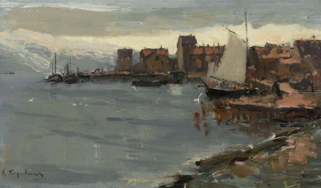 Константин Коровин. Гавань в Норвегии. 1894. Третьяковская галерея