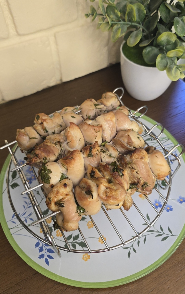 Куриный шашлык в аэрогриле 