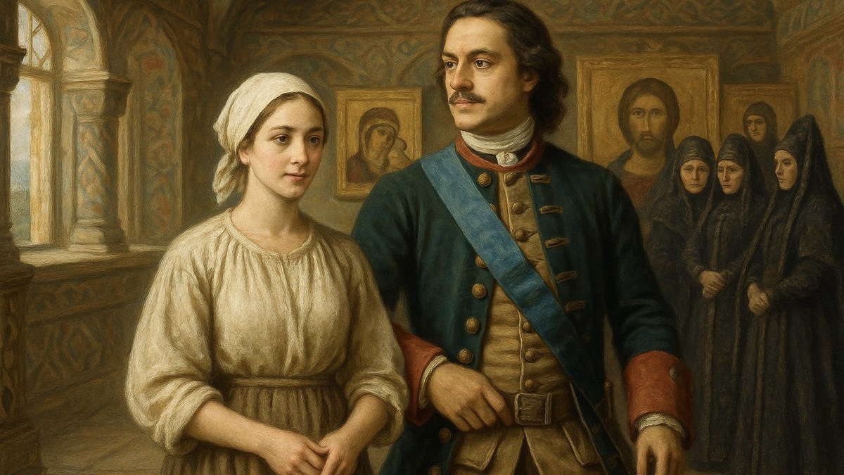 В иллюстративных целях. Петр I и Марта Скавронская