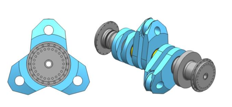 Рисунок 2. Коленчатый вал двигателя SCE920.