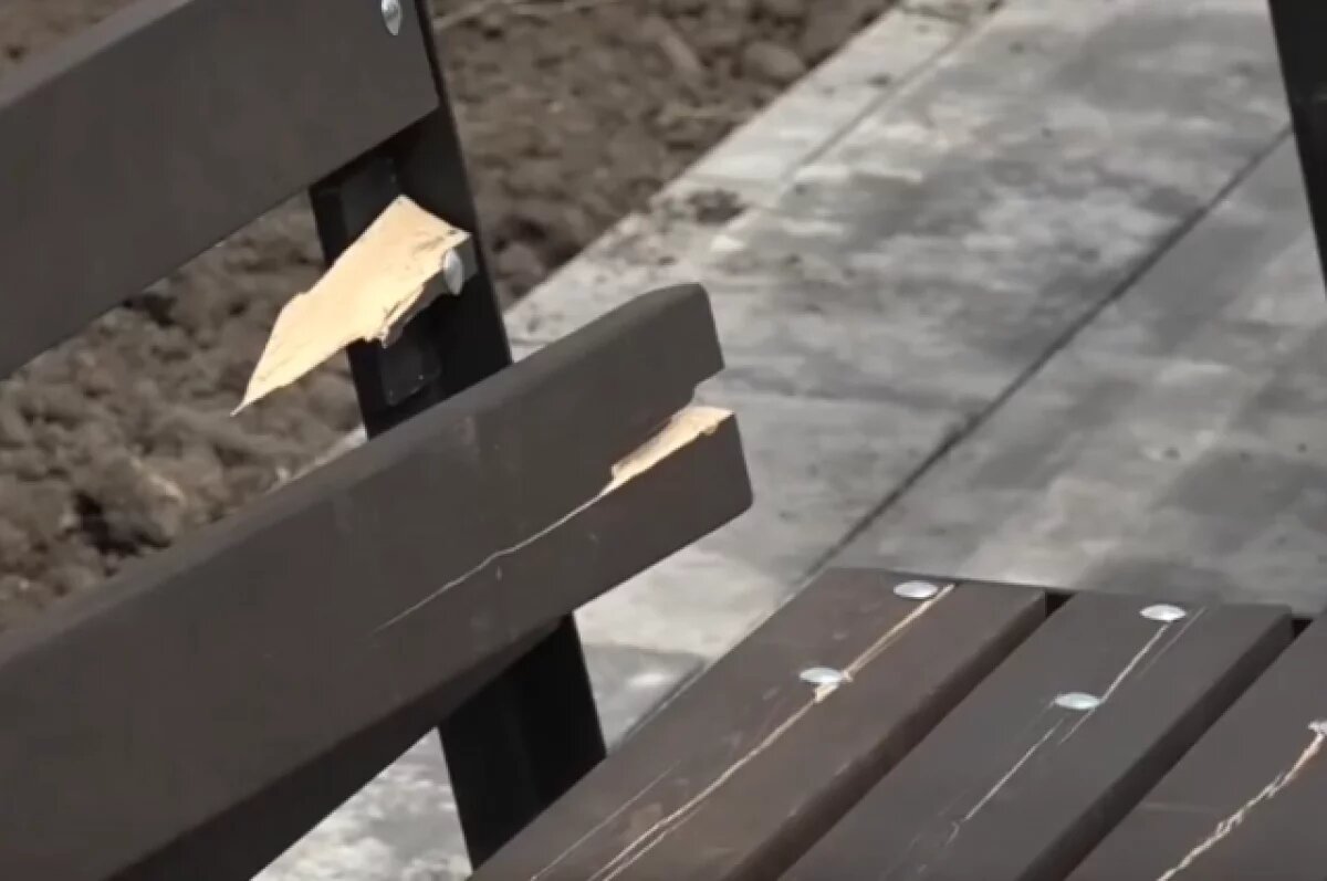    В Омске перед открытием бульвар Архитекторов атаковали вандалы