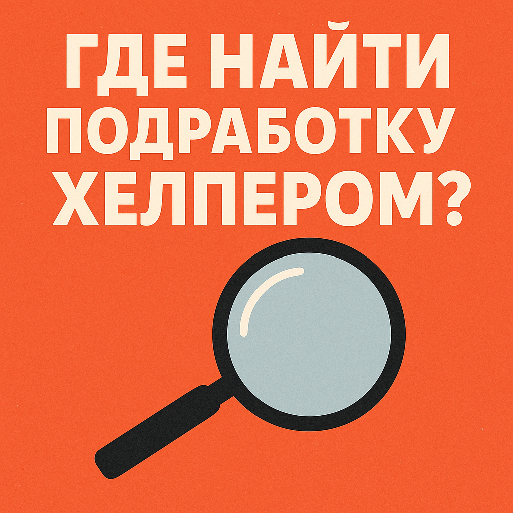 Где искать вакансии хелперов?