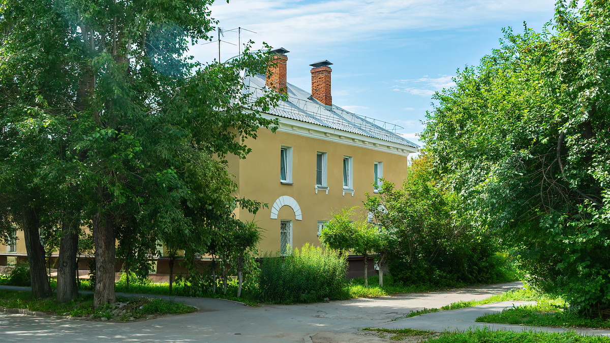 Микрорайон "Аэропорт". Новосибирск. Фотография - www.openmainphoto.ru