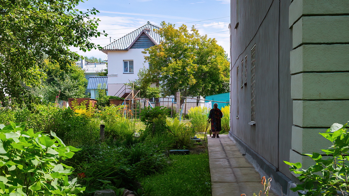 Микрорайон "Аэропорт". Новосибирск. Фотография - www.openmainphoto.ru