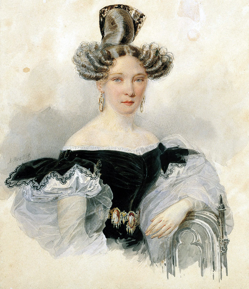 Карл Брюллов,  княгиня С. А. Львова